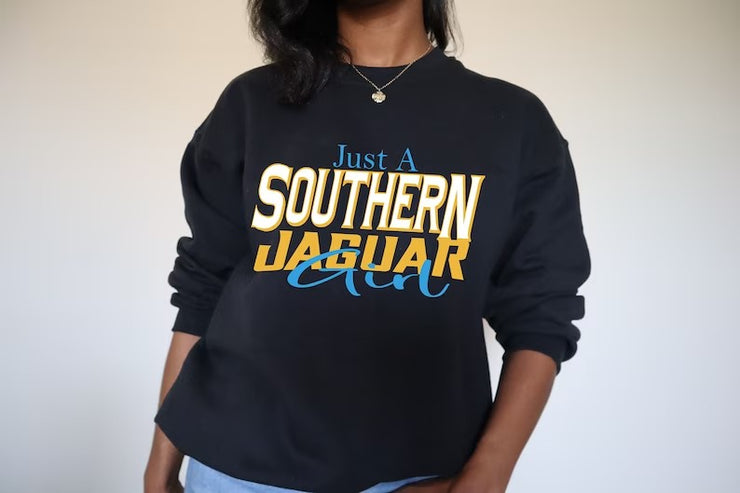 Just a SU Jag Girl Sweatshirt