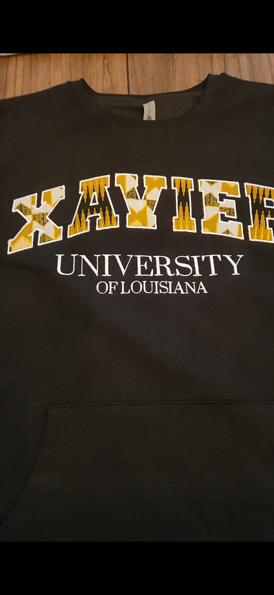 Xavier University of Louisiana Letterman Hoodie – Hoodies+Slides