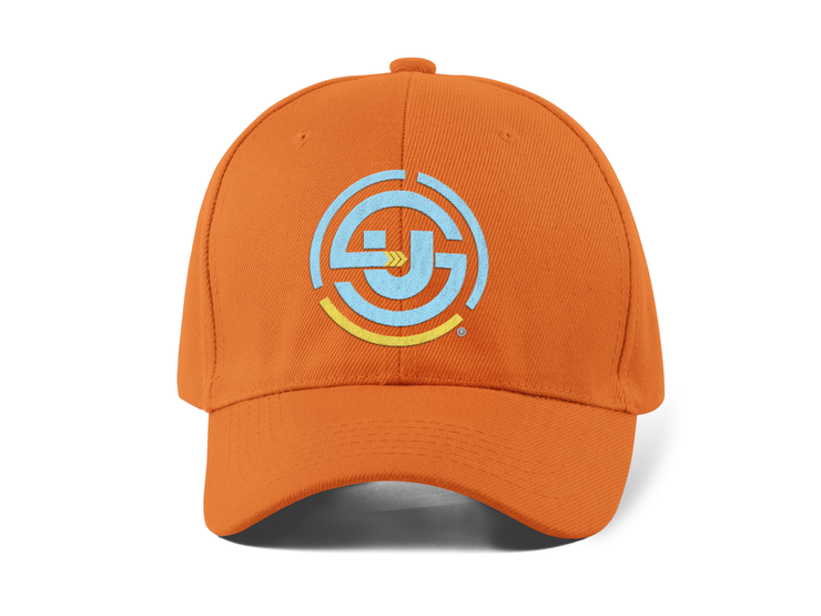 Student Union Logo Hat (Orange + Light Blue)