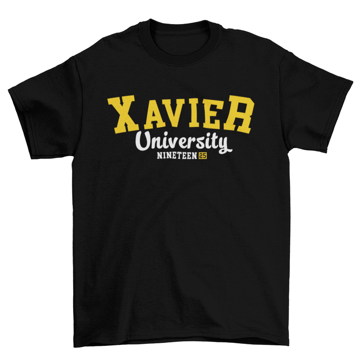 Women's Gameday Couture Black Xavier University of Louisiana Gold Rush After Party Cropped T-Shirt